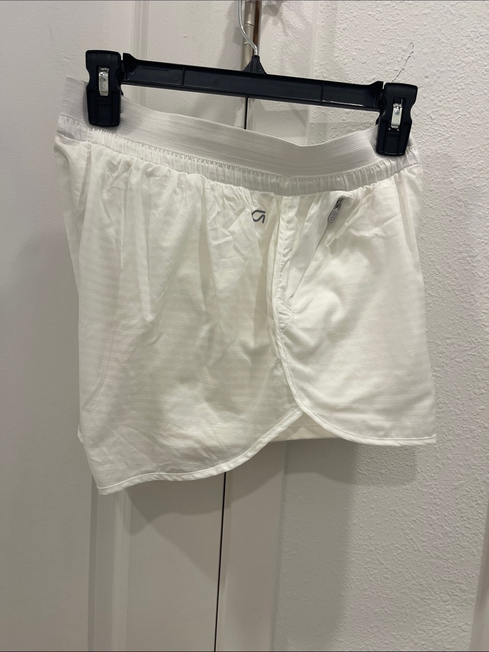 GAP White Athletic Skort with Overlap Front